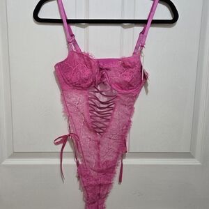 Victoria's Secret Pink Lace Teddy